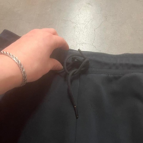 Nike tech fleece men's black joggers casual sweatpant relax L - Picture 3 of 7